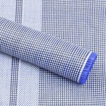 vidaXL Tapis de tente 250x200 cm Bleu