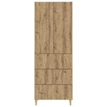 vidaXL Ensemble de Meubles 2 Pièces Chêne artisanal 66 x 34 5 x 90 cm