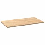 vidaXL Plan de travail de cuisine bois de chêne massif rectangulaire