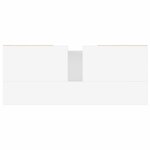 vidaXL Armoire de salle de bain blanc 80x33x60 cm bois d'ingénierie