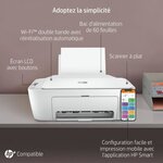 Imprimante hp tout-en-un jet d'encre couleur deskjet 2710e idéal pour la famille 6 mois d'instant ink inclus avec hp+