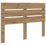 vidaXL Tête de lit Chêne artisanal 150 cm Bois d'ingénierie