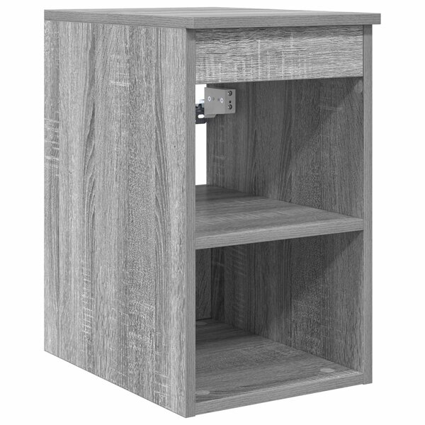vidaXL Meuble de Salle de Bain In-between Sonoma gris 30 x 35 x 50 cm