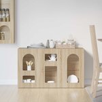 vidaXL Buffet Chêne Sonoma 100 x 35 x 59 cm Bois d'ingénierie