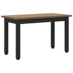 vidaXL Table basse Chêne artisan 60 x 30 x 36 cm Bois d'ingénierie