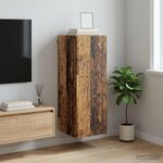 vidaXL Armoire Murale 33 x 34 5 x 90 cm Bois d'ingénierie Bois ancien