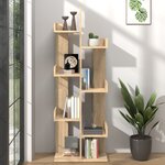 vidaXL Bibliothèque Chêne sonoma 48x25 5x140 cm Bois d’ingénierie