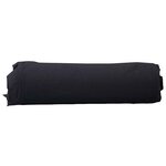 vidaXL Membrane géotextile noir 1 x 50 m fibre de polyester