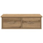 vidaXL Armoire murale chêne artisanal 60x26x18 5 cm bois d'ingénierie