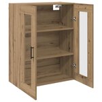 vidaXL Armoires Murailles 2 Pièces chêne artisanal 69 5 x 34 x 90 cm