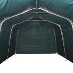 Vidaxl tente amovible pour bétail pvc 550 g/m² 3 3 x 4 8 m vert foncé