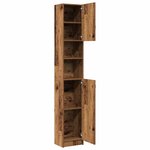 vidaXL Armoire de salle de bain vieux bois bois d'ingénierie