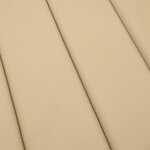 vidaXL Coussin de chaise longue beige mélangé 186x58x4 cm tissu