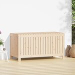 vidaXL Boîte de rangement de jardin 121x55x64 cm Bois massif de pin