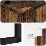 vidaXL Basin de lavage mural Bois ancien 40 x 41 x 40 5 cm
