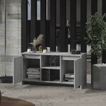 vidaXL Meuble TV Sonoma gris 102x37 5x52 5 cm Bois d'ingénierie