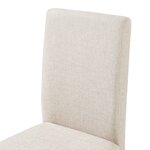 Lot de 2 chaises de salle à manger 89 x 43 x 54 cm salon design moderne cuisine beige 03_0009617