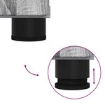 vidaXL Ensemble de mobilier de salle de bain 2 Pièces Gris Sonoma