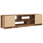 vidaXL Meuble TV vieux bois 188 5x41x50 cm bois d'ingénierie