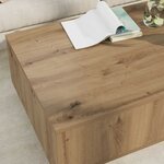 vidaXL Table basse Chêne artisanal 95 x 55 x 31 cm Bois d'ingénierie