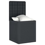 vidaXL Boîte de rangement Anthracite 55 x 53 x 57 cm Polypropylène