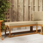 vidaXL Banc de Jardin Bois d'Acacia Massif Naturel