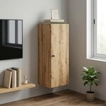 vidaXL Armoire Murale 33 x 34 5 x 90 cm Bois d'ingénierie