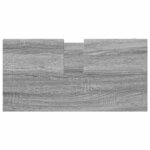 vidaXL Ensemble de mobilier de salle de bain 3 Pièces Gris Sonoma