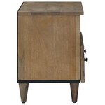 vidaXL Meuble TV Marron 70 x 33 5 x 46 cm Bois de mangue massif