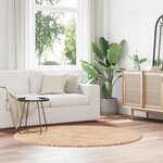 vidaXL Tapis shaggy à poils longs NAVARRA beige 160x160 cm polyester