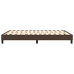 vidaXL Cadre de lit Marron 140x200 cm Similicuir