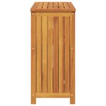 vidaXL Table console de jardin 80x35x75 cm bois massif d'acacia