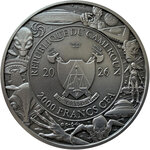 Monnaie ALIEN EYE 2 Oz Argent 2000 Francs Cameroon 2026 (PRÉCOMMANDE)