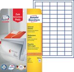 Boite de 650 etiquettes multi-usages 38x21,2 mm blanc avery zweckform