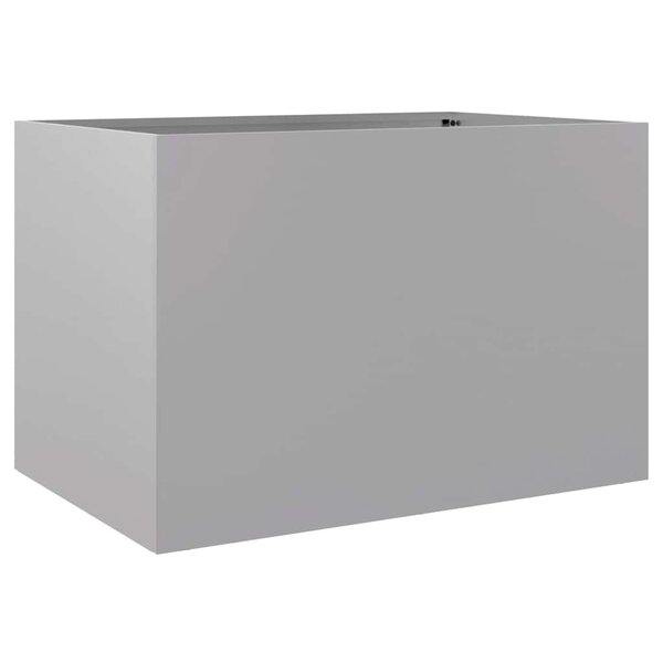 vidaXL Jardinière argenté 62x47x46 cm acier galvanisé