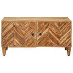 vidaXL Table basse Marron 80 x 50 x 40 cm Bois de mangue massif