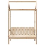 vidaXL Banc avec toit 117 5x70x176 5 cm bois de pin massif