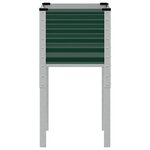 vidaXL Jardinière vert 45x45x88 cm acier
