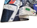 Tapis d'intérieur GAMER 80 x 150 cm - Noir
