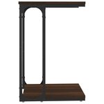 vidaXL Table d'appoint Chêne marron 40x30x60 cm Bois d'ingénierie