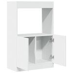 vidaXL Buffet haut blanc 63x33x100 cm bois d'ingénierie