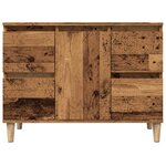vidaXL Armoire d'évier vieux bois 80x33x60 cm bois d'ingénierie