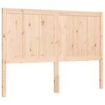 vidaXL Cadre de lit sans matelas 120x200 cm bois de pin massif