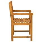vidaXL Chaises de jardin 6 Pièces Naturel Bois d'Acacia Massif