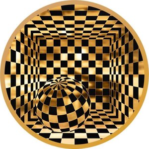 Pièce de monnaie en Argent 200 Francs g 1 Millésime 2023 Illusion Room ILLUSION ROOM V1