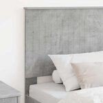 vidaXL Tête de lit avec tête de lit Gris béton 90 cm Bois d'ingénierie