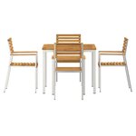 vidaXL Ensemble de salle à manger pour jardin 5 Pièces