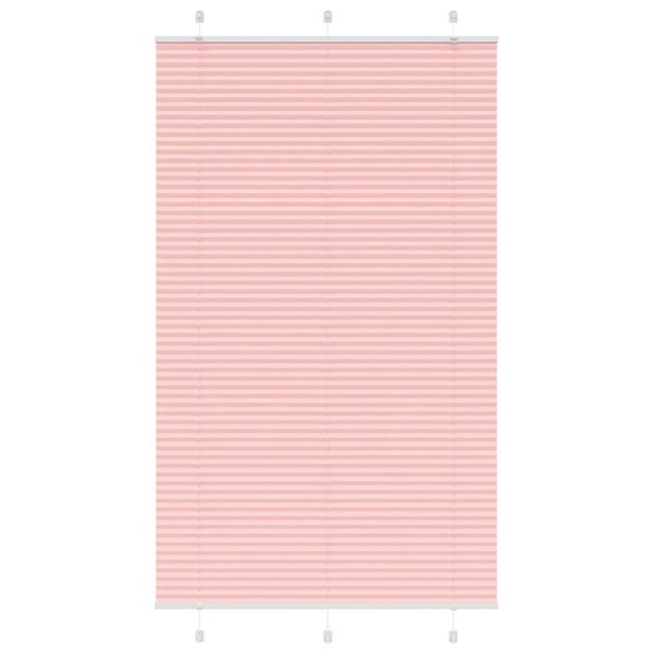 vidaXL Store plissé rose 120x200 cm largeur du tissu 119 4cm polyester
