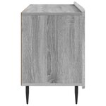 vidaXL Meuble TV 99 x 34 5 x 52 cm Sonoma gris Bois d'ingénierie