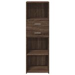 vidaXL Buffet haut chêne marron 40x42 5x124 cm bois d'ingénierie